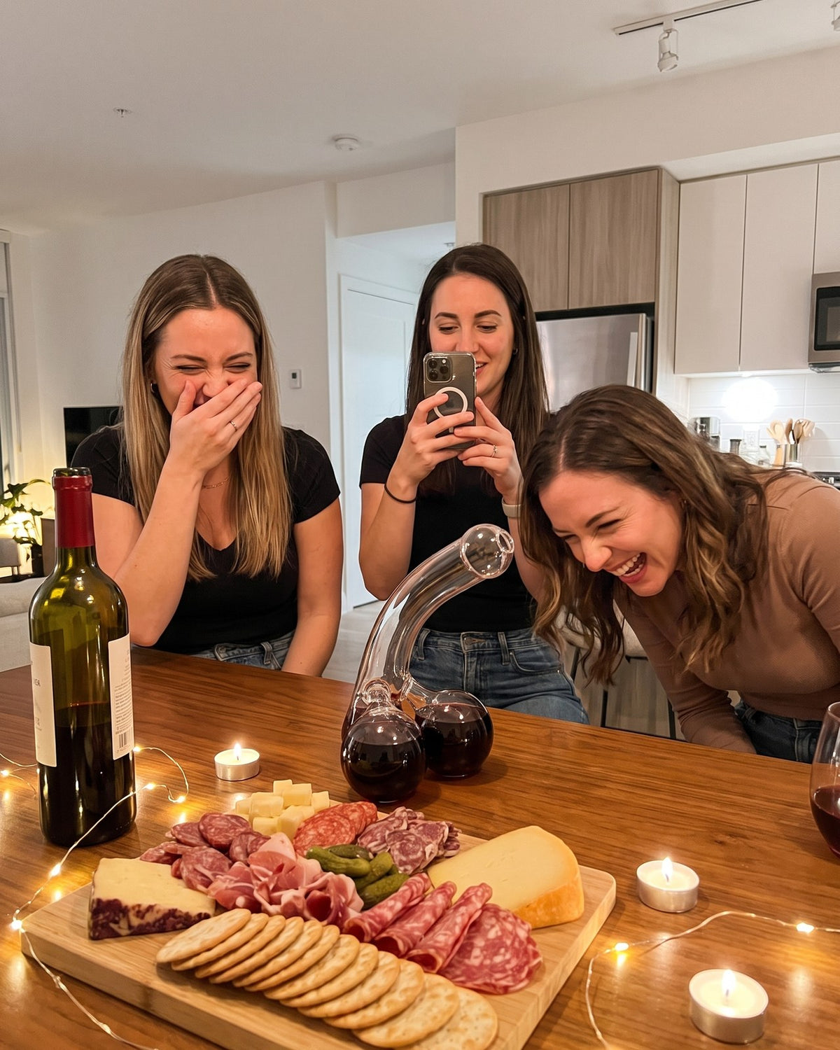 NaughtyPour Original pourer at a wine night